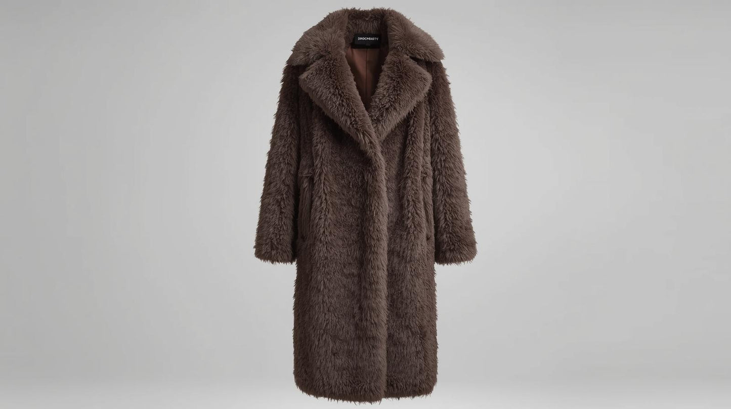 Faux Fur Statement Coat