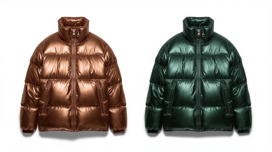 Puffer Jacket with Gloss Finish